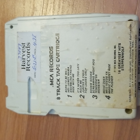 Vintage Steppenwolf Greatest Hits 8-track soundtrack - Picture 4 of 5